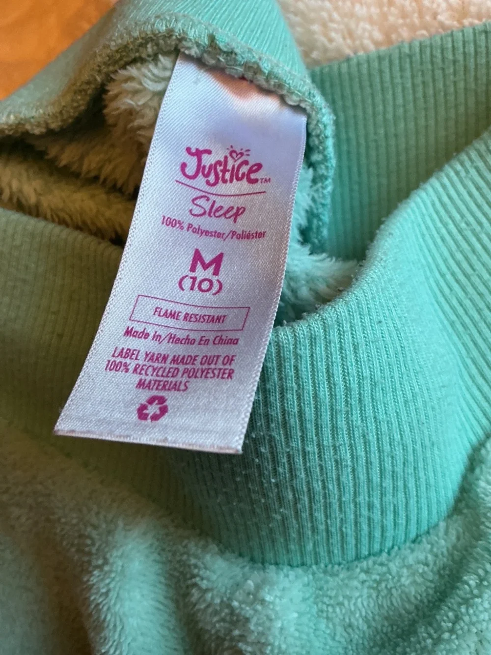 Justice Girls 2 piece Fleece Pajama Pajamas Set